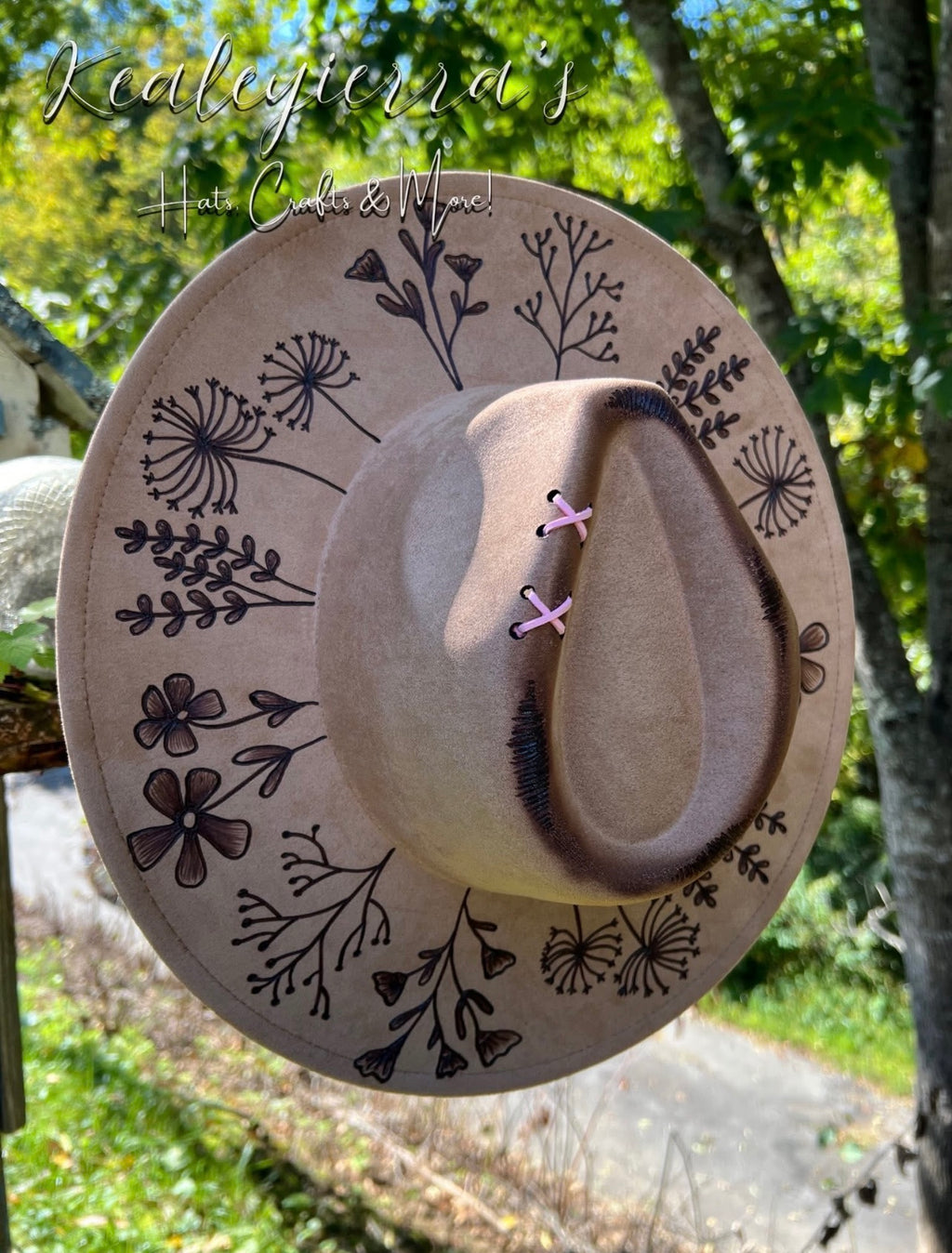 Wildflowers Vegan Suede Fedora