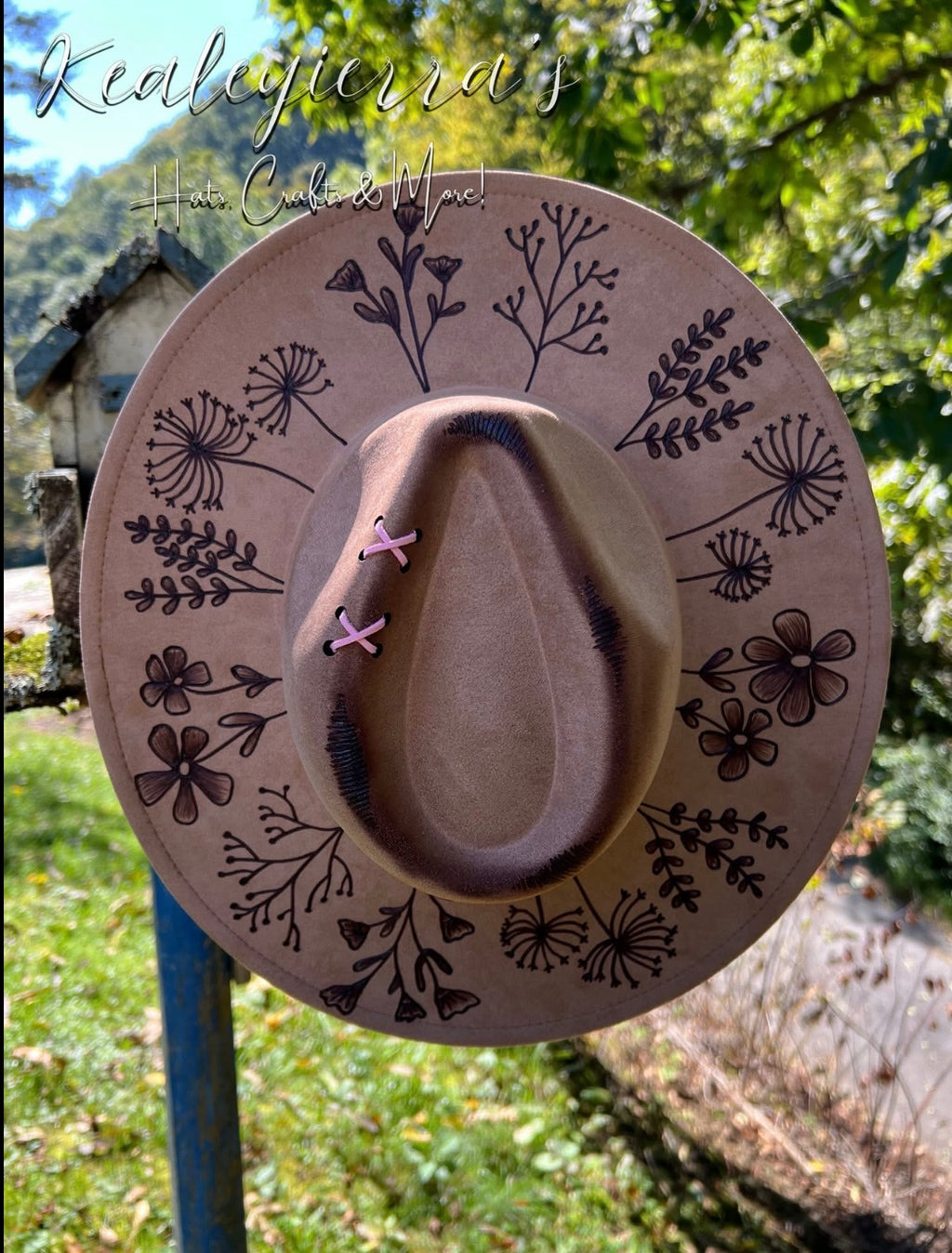 Wildflowers Vegan Suede Fedora