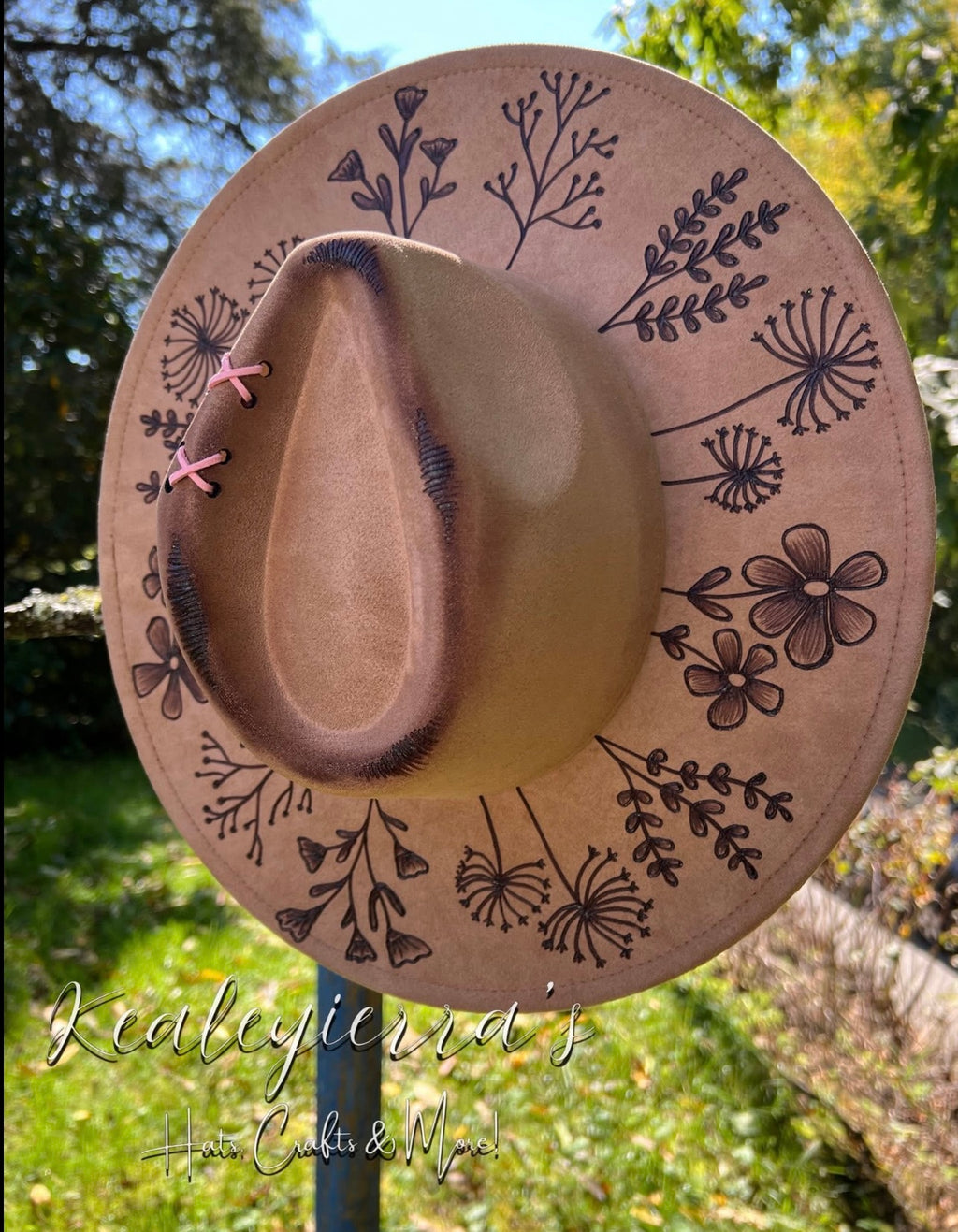 Wildflowers Vegan Suede Fedora